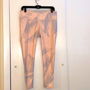 Light Pink and Grey Fabletics Leggings